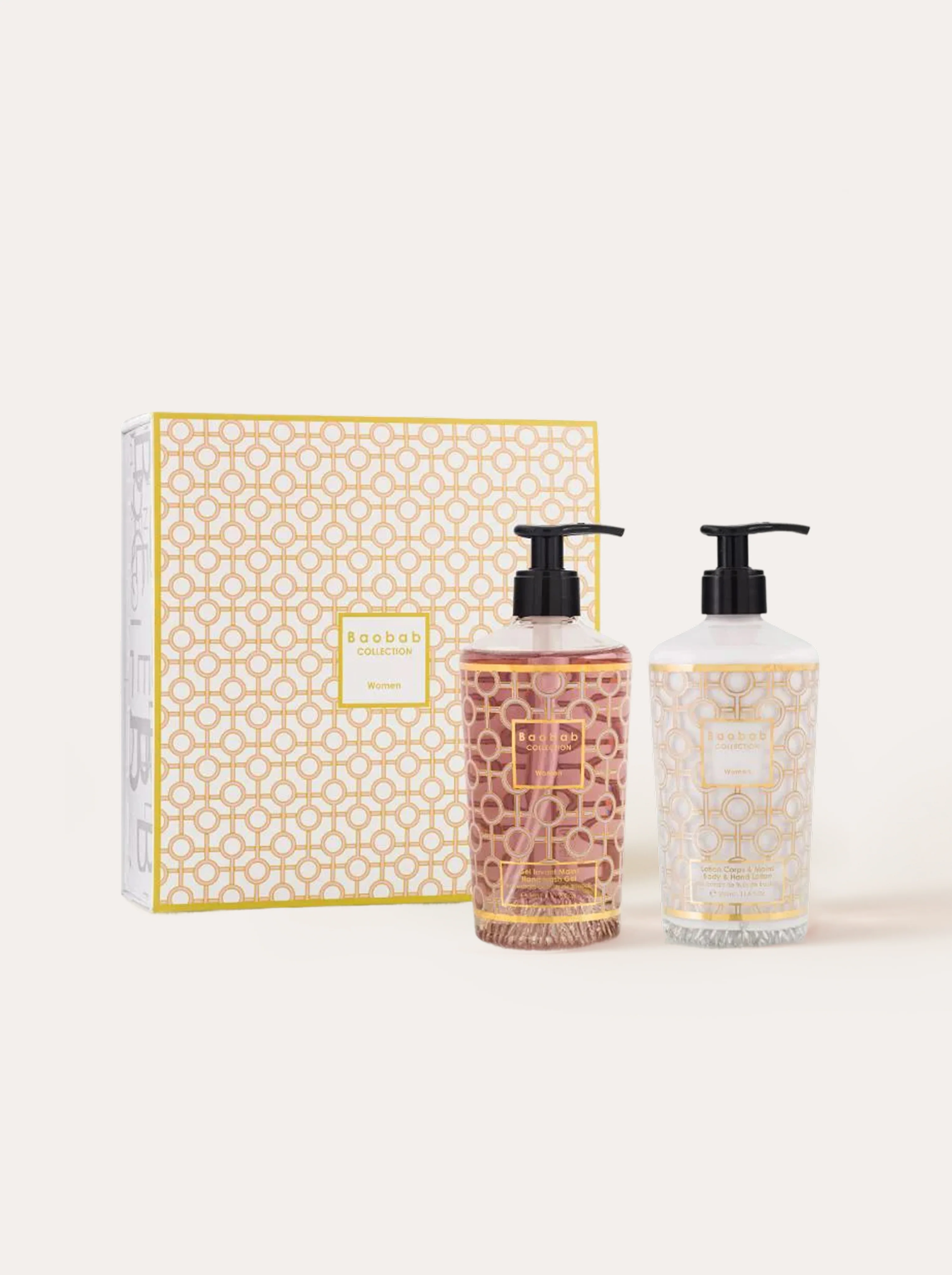 GIFT BOX WOMEN BODY & HAND LOTION AND HAND WASH GEL