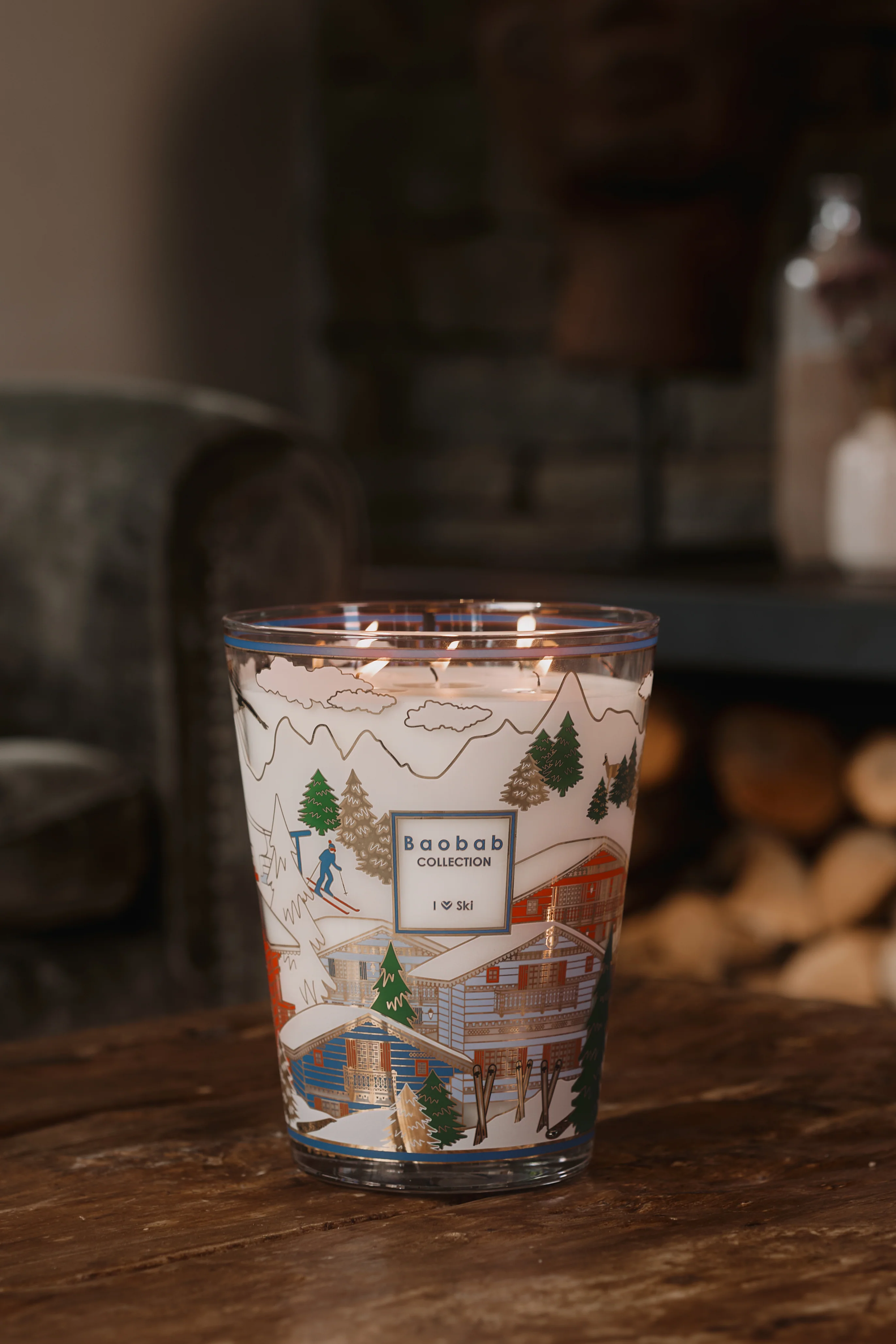 SCENTED CANDLE I LOVE SKI - Image 3